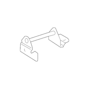 Angle View: Genuine OE Mercedes-Benz Safety Catch - 171-880-01-64
