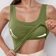 thumbnail image 2 of XIAONU Womens Ribbed Padded Tank Top Scoop Neck Slim Fit Daily Wear Undergarment, 2 of 4