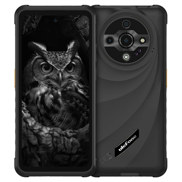 Ulefone Armor X31 Pro Rugged Smartphone, 6.56" HD+ Display, 16GB+256GB, 64MP+25MP Night Vision Camera, 6050mAh, MIL-STD-810H, IP68/IP69, Drop-Proof, NFC, Unlocked Dual SIM, Black