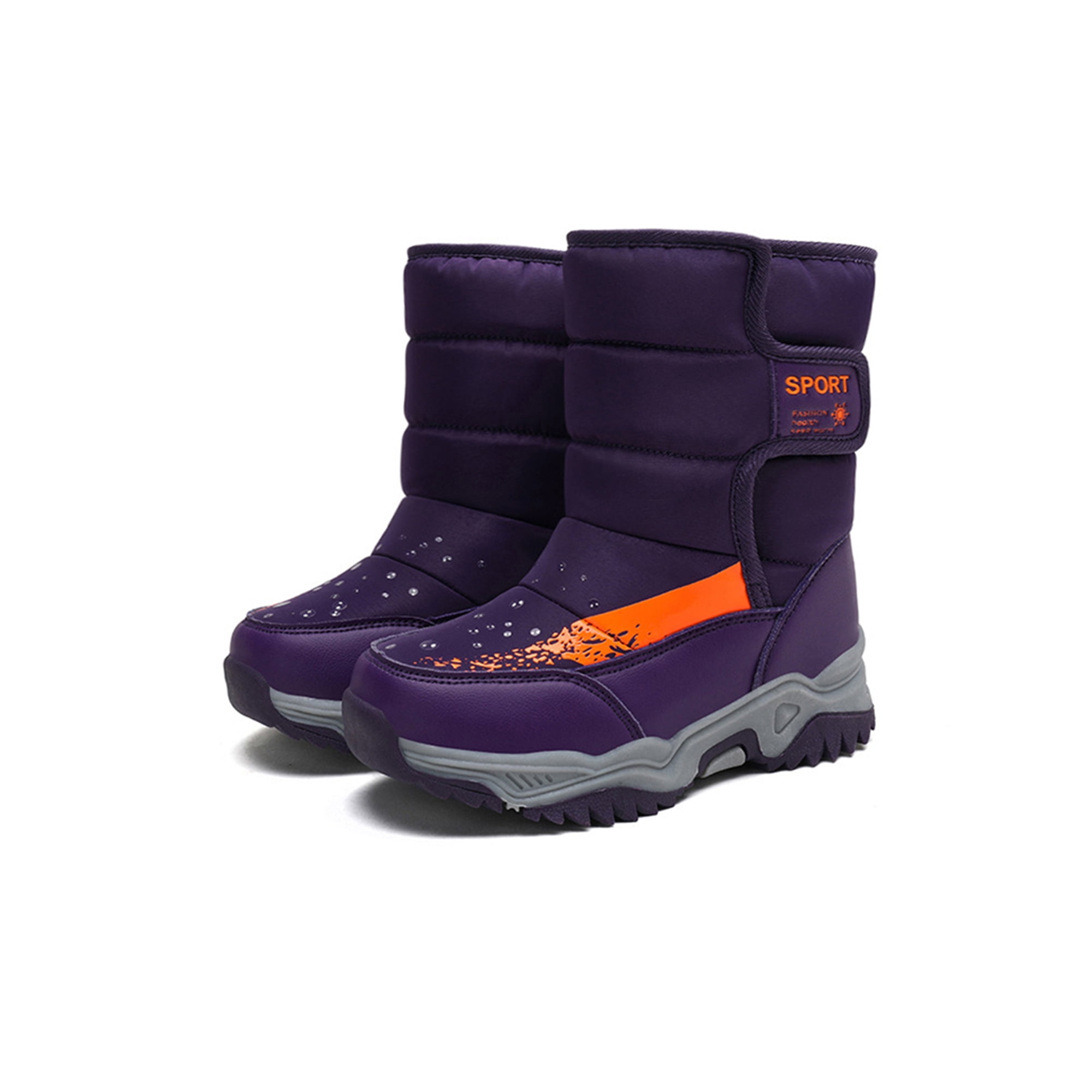Purple kids boots hotsell