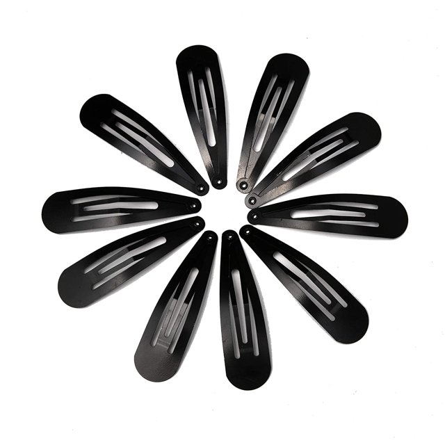 Paquete de 20 Pinzas para el cabello Meskcv largas antideslizantes de metal grandes