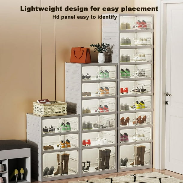 6 niveles 12 pares gabinete organizador de zapatos Rack