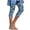 Navy A, variant on Capri Yoga Pants for Women Cropped Activewear Faux Denim Look Tummy Control Studio Workout Running Pilates Daily Training Summer Effortless Daily Wear