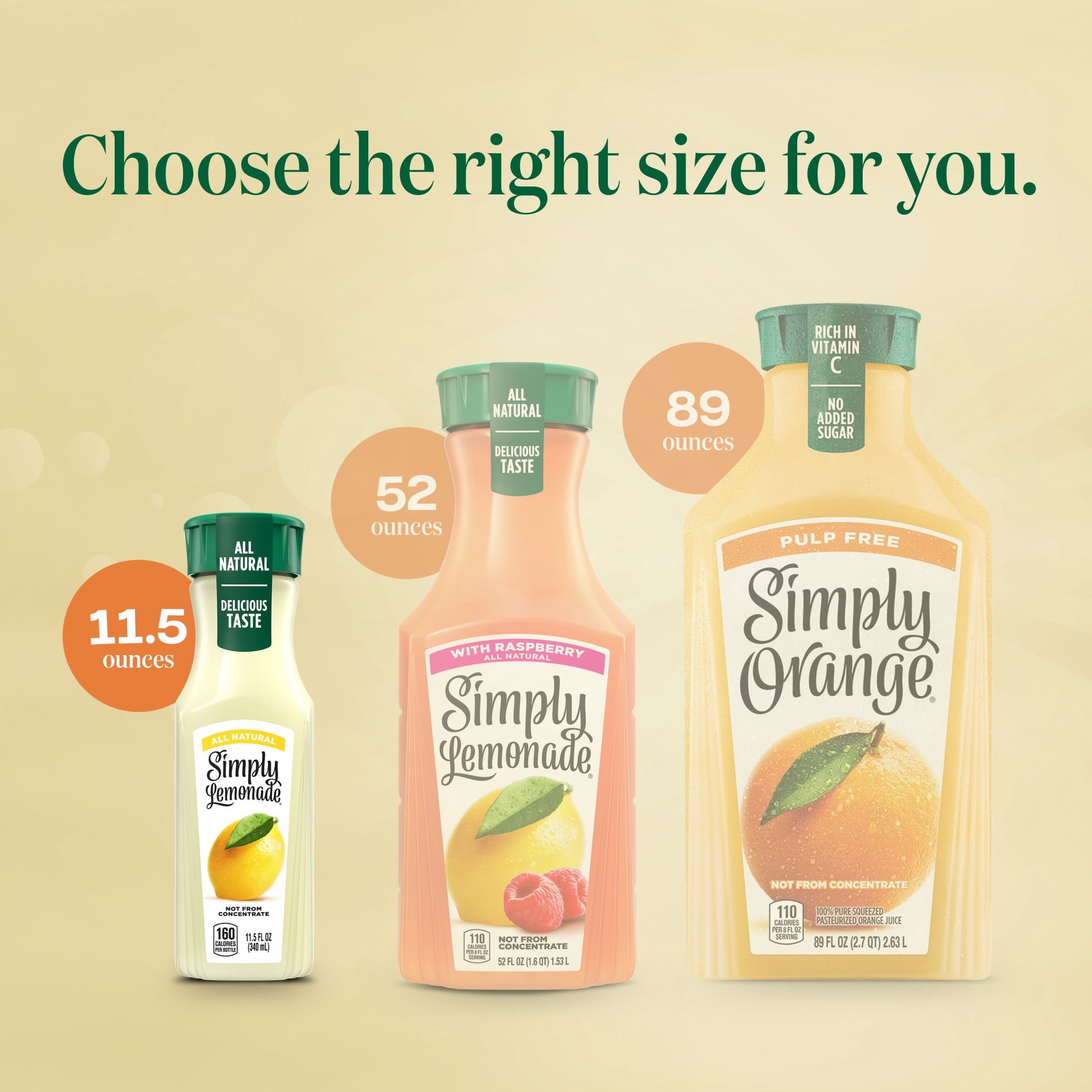 Simply Lemonade Bottle, 11.5 fl oz