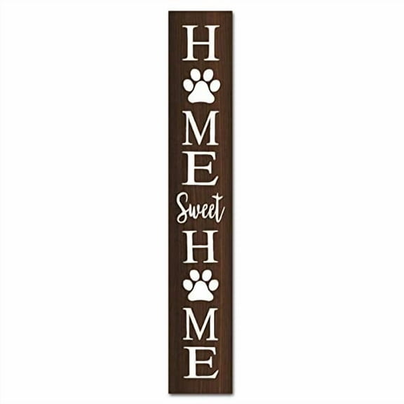 Rustic Primitive Home Sweet Home Sign ,Home Sweet Home Sign Outdoor Welcome Signs For Front Porch Decor for Front Door Farmhouse Porch Yard Deck Patio Farmhouse Home Decor Wood Sign 6x16 Inch