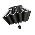 thumbnail image 2 of Milageto Folding Umbrella Personal Umbrellas Sun Protection Rainproof Travel Umbrella Black, 2 of 8
