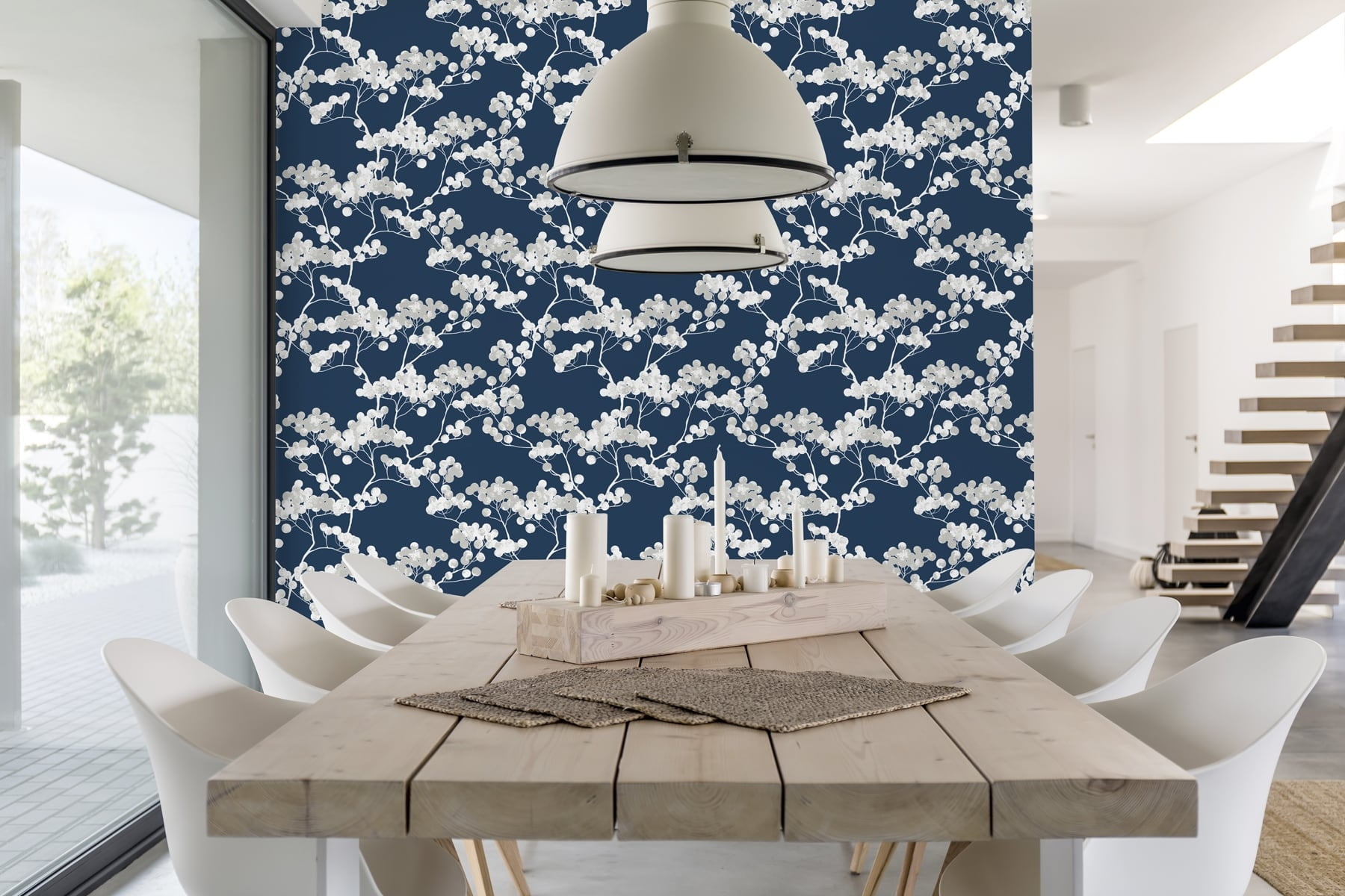 NextWall Cyprus Blossom Peel and Stick Wallpaper