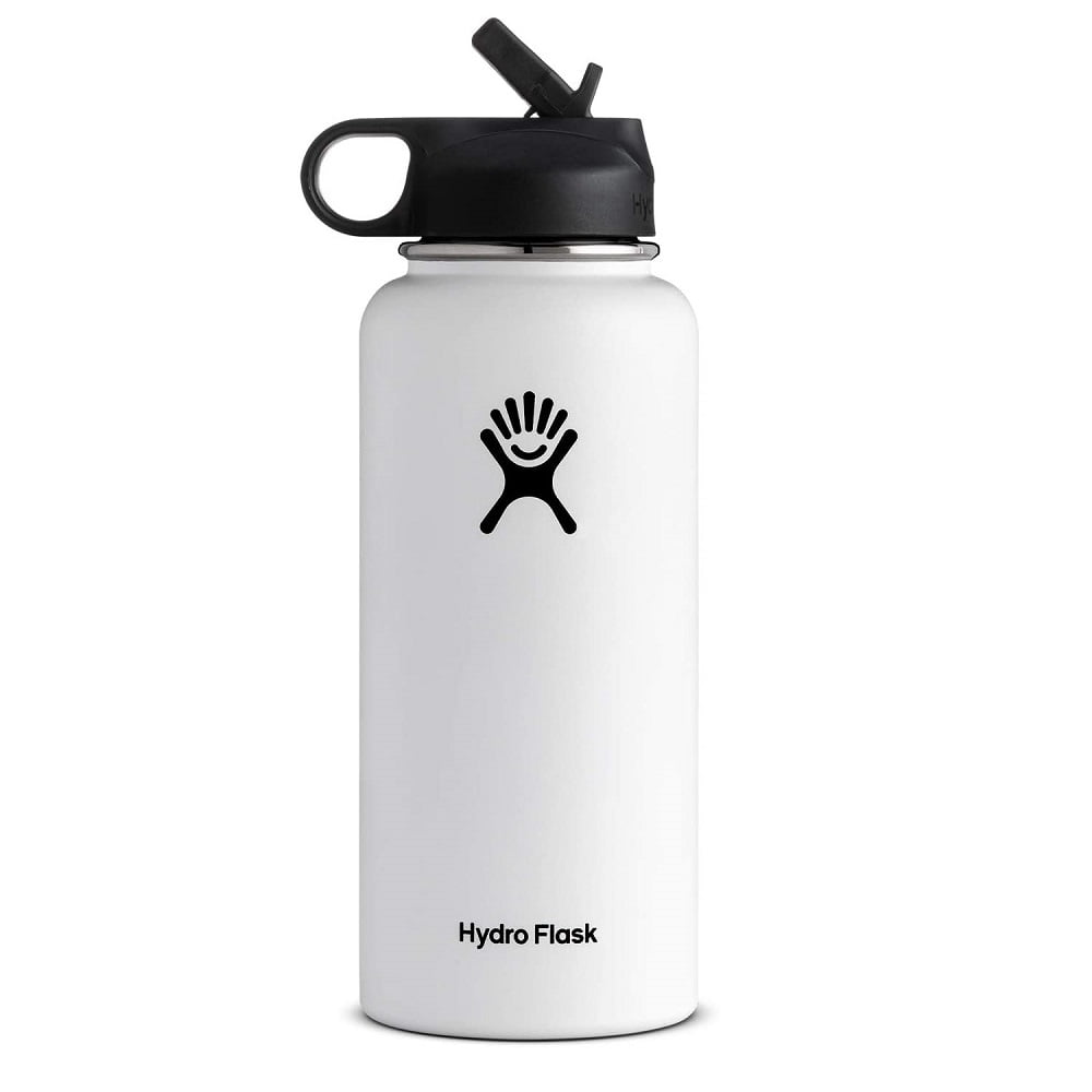 straw lid water bottle