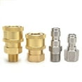 thumbnail image 3 of Pressure Washer Coupling Quick Release Adapter 1/4" Male Male Fitting, 3 of 6