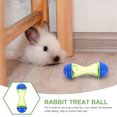 thumbnail image 4 of 2pcs Rabbit Treat Ball Interactive Rabbit Food Dispensing Toys Slow Feeder for Rabbits Guinea Pigs, 4 of 9