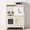 Ivory, variant on Best Choice Products Wooden Cottage Kids Pretend Play Kitchen with 5 Accessories and Toy Storage - White
