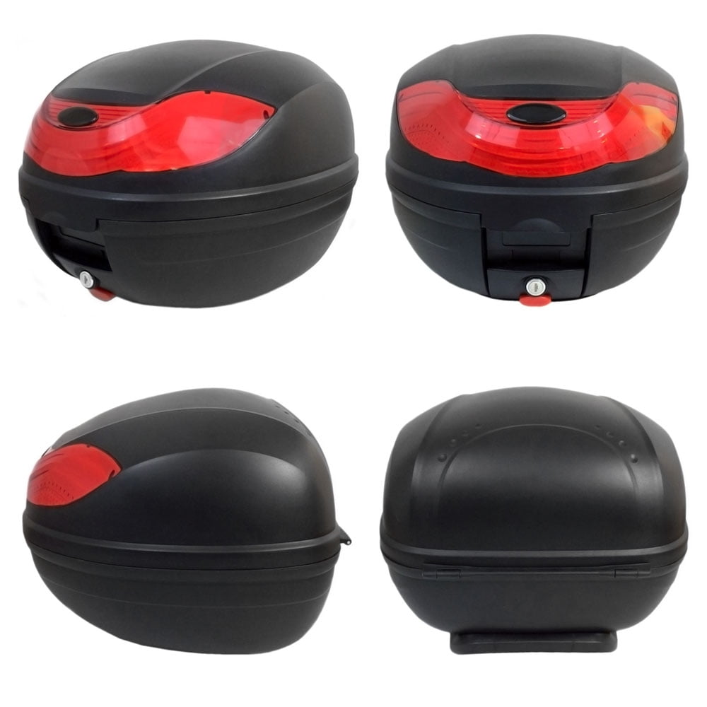 Product No.:WW-19 ZHJBD Motorcycle Trunk Motorbike Hard Tail Box Scooter Luggage Helmet Storage Top Case with Backrest,Waterproof/Quick Disassembly,2 Keys Size : Red 18L Product No.:WW-19 ZHJBD Motorcycle Trunk Motorbike Hard Tail Box Scooter Luggage Helmet Storage Top Case with Backrest,Waterproof/Quick Disassembly,2 Keys Size : Red 18L