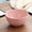 Pink, variant on Unbreakable Reusable Plastic Dinner Plates Wheat Straw Pattern Children's Tableware for Camping for Outdoor Adventures