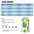 thumbnail image 5 of Lsque Cactus And Succulent Print Men's Cotton Blend Sleeveless Muscle Shirts (S-3XL)- Moisture Wicking, Odor Protection, UPF 30+,Small, 5 of 8