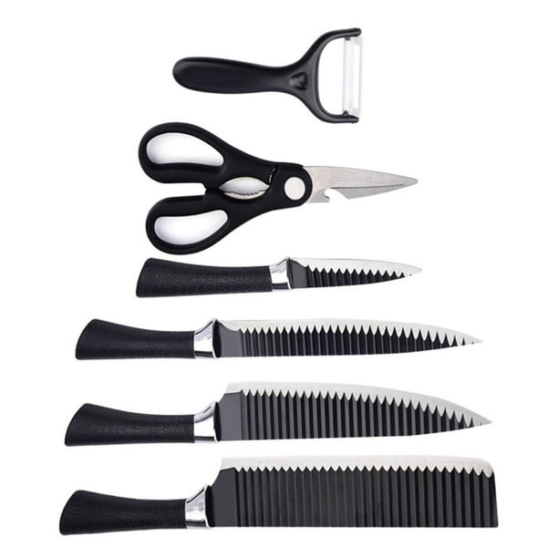 Ensemble 4 Pièces Ustensiles De Cuisine Rose – Couteau, Ciseaux, Éplucheur + Planche à Découper, Idéal Pour Fruits Et Légumes Ustensiles Cuisine Compact Rose