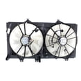 thumbnail image 2 of For Toyota Camry 2012 13 14 15 16 2017 Radiator And Condenser Fan Assembly | Dual Fan | 3.5L V6 | Replacement For TO3115170 | 163610P250, 163610P260, 2 of 6