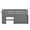 Gray, variant on Twin Size Loft Bed with 3 Cabinets and Shelf, Wood Low Loft Bed, Espresso