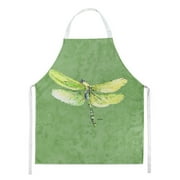 Carolines Treasures 8864APRON Dragonfly on Avacado Apron Large multicolor