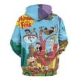 thumbnail image 3 of Phineas And Ferb Hoodie 3D Print Pullover Hooded Long Sleeve Sweatshirts Tops Blouse with Pocket for Mens Womens, 3 of 8