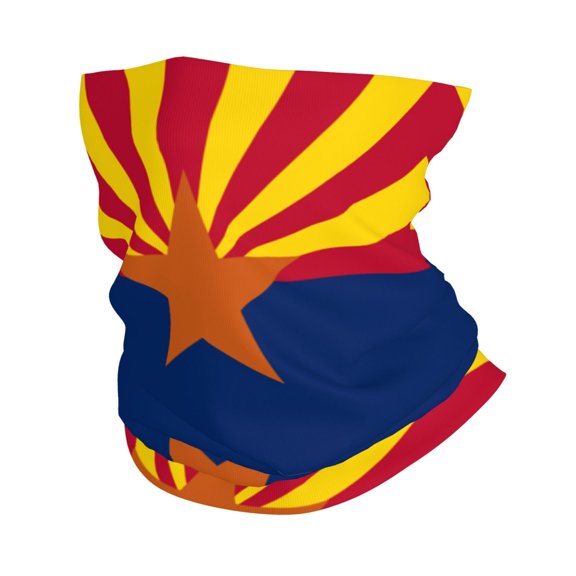 Arizona Flag Face Mask Bandanas Neck Gaiter Headwear Magic Scarf Headband For Dust Sun Wind