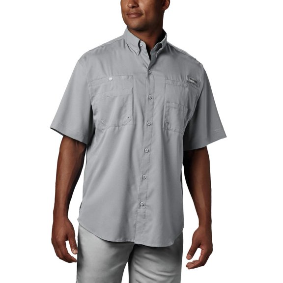 Camisa Columbia Tamiami II SS para hombre Big and Tall 2XT gris