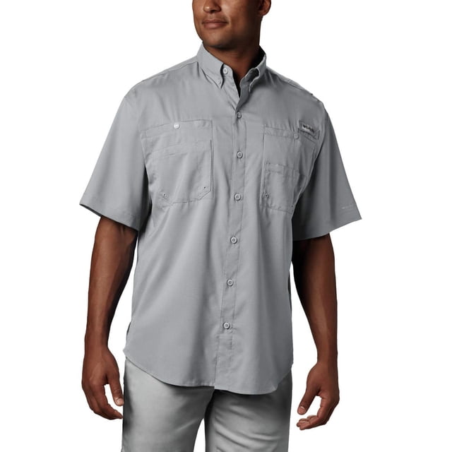 Camisa Columbia Tamiami II SS para hombre Big and Tall 2XT gris