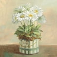thumbnail image 2 of Nai, Danhui 15x15 Black Ornate Wood Framed with Double Matting Museum Art Print Titled - Tres Chic Daisies, 2 of 4