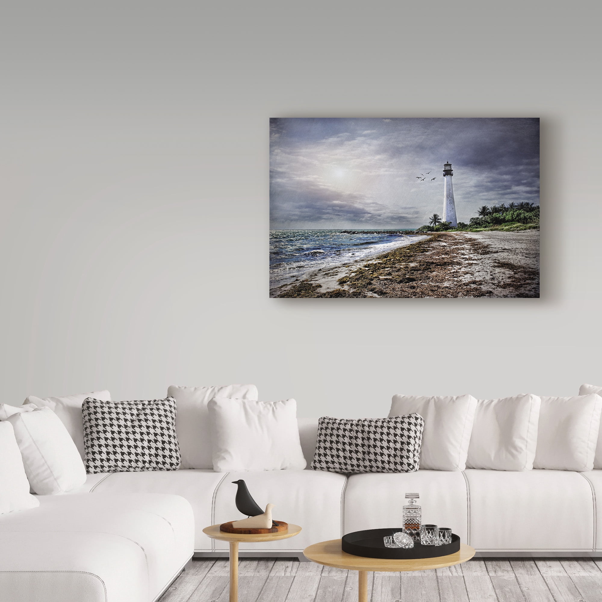 Trademark Fine Art 'Key Biscayne Lighthouse' Canvas Art by Barbara Simmons