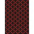thumbnail image 1 of Ahgly Company Indoor Rectangle Patterned Red Novelty Area Rugs, 4' x 6', 1 of 6