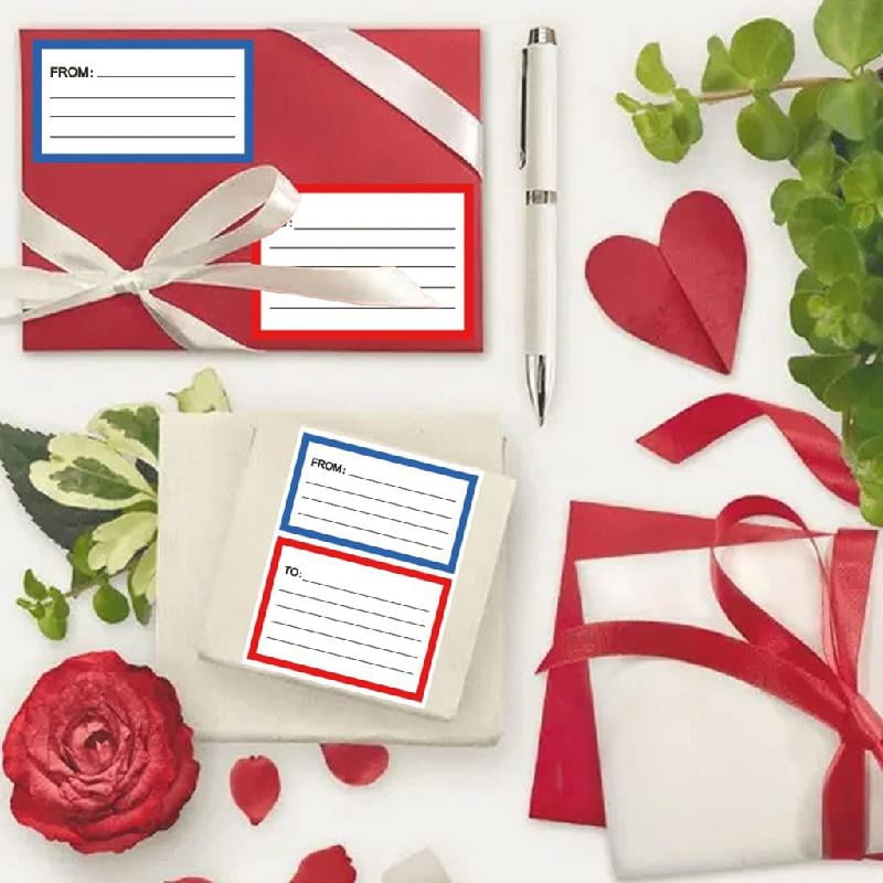 Necvior 50/100/240 Sheets from/to Address Mailing Labels Mail Shipping Label Mail Address Label Stickers for Package