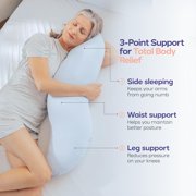 Mellow Blue BodyAlign Cooling Pillow One Size