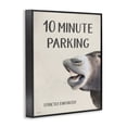 thumbnail image 3 of Stupell Industries 10 Minute Parking Donkey Black Framed Giclee Art, design by Lori Deiter, 3 of 8