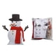 thumbnail image 2 of Christmas Snowman Dressup Set DIY Simulación Snowman Making Kits Decor (15pcs) JShteea Libre de BPA, 2 of 9