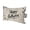 Beige, variant on 1 Pack Outdoor Waterproof Throw Pillows for Head,Happy Halloween Words on Black Cushion Cases with Insert&Straps Neck Pillows for Patio Recliner Chair,Horror Bats