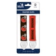 thumbnail image 3 of BabyFanatic Officially Licensed Unisex Pacifier Clip 2-Pack - NFL Cleveland Browns - Officially Licensed Baby Apparel, 3 of 4
