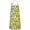 Yellow Lemon Fruit-3, variant on Yellow Lemon Fruit Flowers Yellow Pattern Apron-Garden Aprons for Women with Pockets-Cotton Linen Waterproof Kitchen Cooking Gardening Aprons Adjustable for Kitchen,Cooking,BBQ and Salon 33x27 Inch