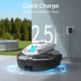 thumbnail image 6 of Talosbo S2 Automatic Cordless Robotic Pool Vacuum Cleaner with Dual Filters for Above-Ground & Flat Inground Pools, 90 Min Runtime, 6 of 9