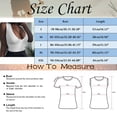 thumbnail image 3 of Women Summer Tops Women's Sexy V Collar Sleeveless Solid Color Stripe Vest T-Shirt Dare Top Women Blouse Dressy Cute Business Tops Conceal Top Camisole for Bra Cleavage Jewelry for White XL, 3 of 7