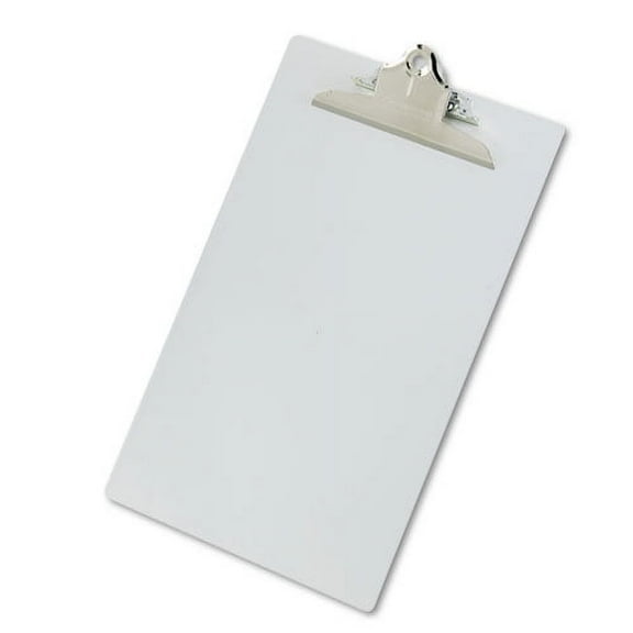 Recycled Aluminum Clipboard with High-Capacity Clip, 1" Clip Capacity, Holds 8.5 x 14 Sheets, Silver | Bundle of 2 Each