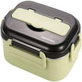 thumbnail image 2 of CABINAHOME Lunch Box  Bento Boxes for Student  Thermal Insulation Bento Lunch Box   High-Grade Stainless Steel Liner  Lunch Containers for Kids Lunch Box Stainless Steel Utensil Set, 2 of 9