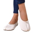 thumbnail image 5 of VOUZZA Women's Split Toe Ballet Flats Breathable Mesh Upper Slip On Shoes Flexible Flat Sole Casual Loafers for Walking and Casual Outfits, 5 of 8