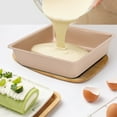 thumbnail image 3 of Baking Tray Set, Nonstick Cookie Pan Set Professional Baking Sheet, Bakeware Rectangular Cake Pan for Oven 3-Pieces, 3 of 7