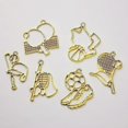 thumbnail image 3 of 6 Pcs/set For Cat Sport Flower Shape Metal Frame Diy Resin Molds Crystal Epoxy U, 3 of 4