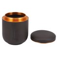 thumbnail image 2 of KAKOWELY 1pc Office Tea Caddy Sealed Storage Jar Practical Tea Storage Container (Black),3.35"X2.95"X2.95", 2 of 5