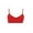 Red, variant on Lupo Women's Lace Racerback Bra