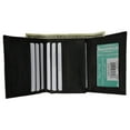 thumbnail image 2 of Mens Trifold Wallet Extra Capacity 10 Inside Slots 2 ID Windows P 1307, 2 of 8