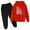 Rouge, variante sur WEAIXIMIUNG Ensemble de Survêtement pour Garçon Jeunesse Nouveau Chandail à Capuchon Chandail à Capuchon Imprimé de Lettres de Football Pantalon Ensemble Décontracté pour Enfants Deux Pièces Tendance de Mode Fans de Football Survêtements Sportifs Athlétiques