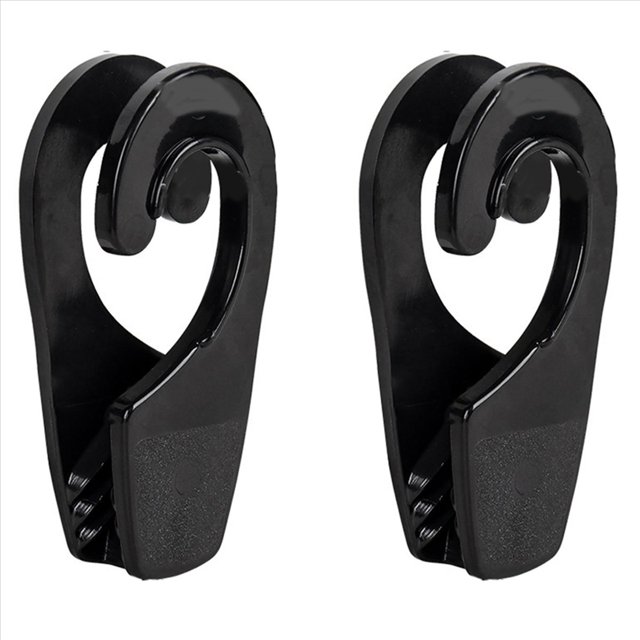 2X Gancho para Colgar Guardabarros de , Montaje en Riel, Clip de Liberación Rápida, Clip de Ajuste Versátil Profesional, Clip de Línea de 25mm, Negro