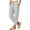 Gray-pants, variant on Women Striped Wide Leg Pants Button Split Hem Drawstring Elastic Waist Baggy Summer Beach Vacation Pants with Pockets Fashion Loose Fit Pullon Casual Outdoor Lightweight Trousers M