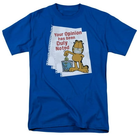 Clothing Garb - Garfield - Duly Noted Apparel T-Shirt - Blue